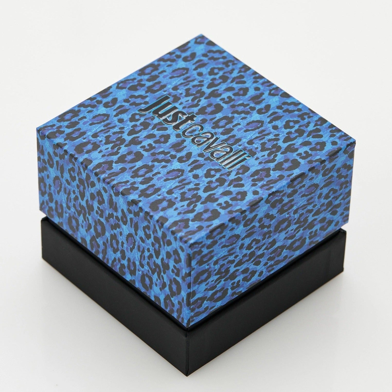 Just Cavalli Snake Black Dial Black Steel Strap Watch for Women - JC1L269M0075