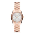Emporio Armani Federica Analog Mother of Pearl Dial Rose Gold Steel Strap Watch for Women - AR11558
