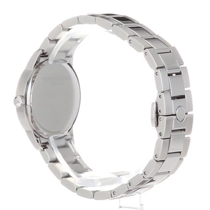 Tory Burch Collins White Dial Silver Steel Strap Watch for Women - TBW1301