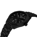 Tissot PRC 100 Solar Quartz Black Dial Black Steel Strap Watch for Men - T151.422.33.051.00
