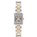 Emporio Armani Genni Crystals Silver Dial Two Tone Steel Strap Watch for Women - AR11704