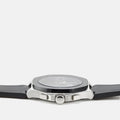 Hugo Boss Taper Chronograph Black Dial Black Leather Strap Watch for Men - 1514085