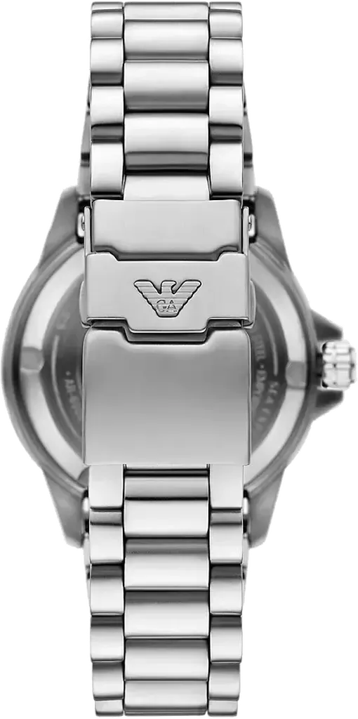 Emporio Armani Sea Explorer Blue Dial Silver Steel Strap Watch for Men - AR60087