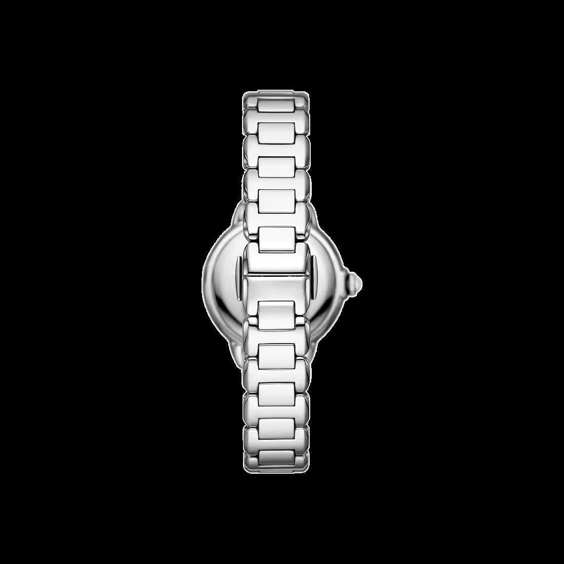 Emporio Armani Mia Mother of Pearl Dial Silver Steel Strap Watch for Women - AR11596