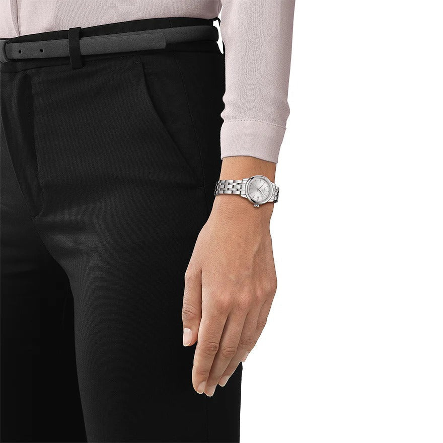 Tissot Bellissima Small Lady Silver Dial Silver Steel Strap Watch for Women - T129.210.11.031.00