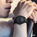 Tissot PRC 100 Solar Quartz Black Dial Black Leather Strap Watch for Men - T151.422.36.051.00