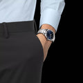 Tissot PR 100 Blue Dial Silver Steel Strap Watch for Men - T150.410.11.041.00