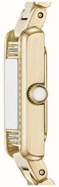 Emporio Armani Genni Crystals Gold Dial Gold Steel Strap Watch for Women - AR11663