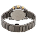 Versace Greca Dome Chronograph Black Dial Grey Steel Strap Watch for Men - VE6K00623