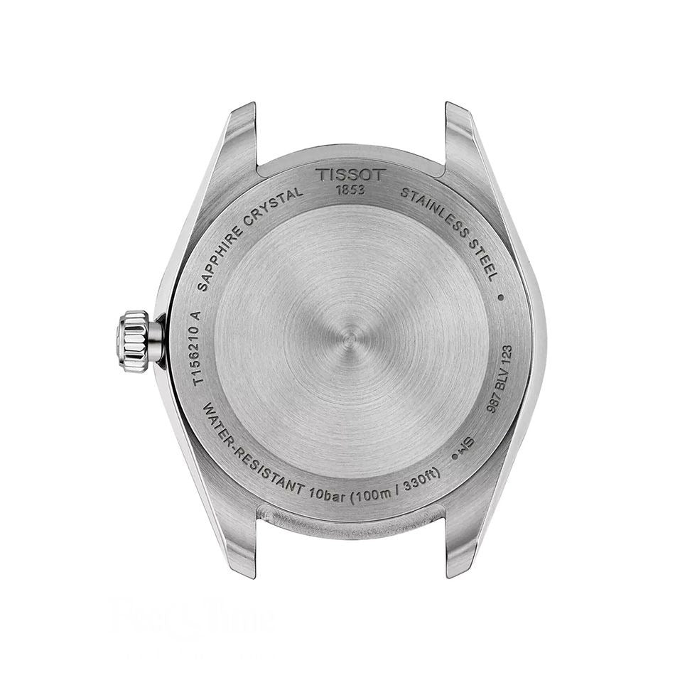Tissot Ballade Quartz Green Dial Silver Steel Strap Watch for Women - T156.210.11.091.00