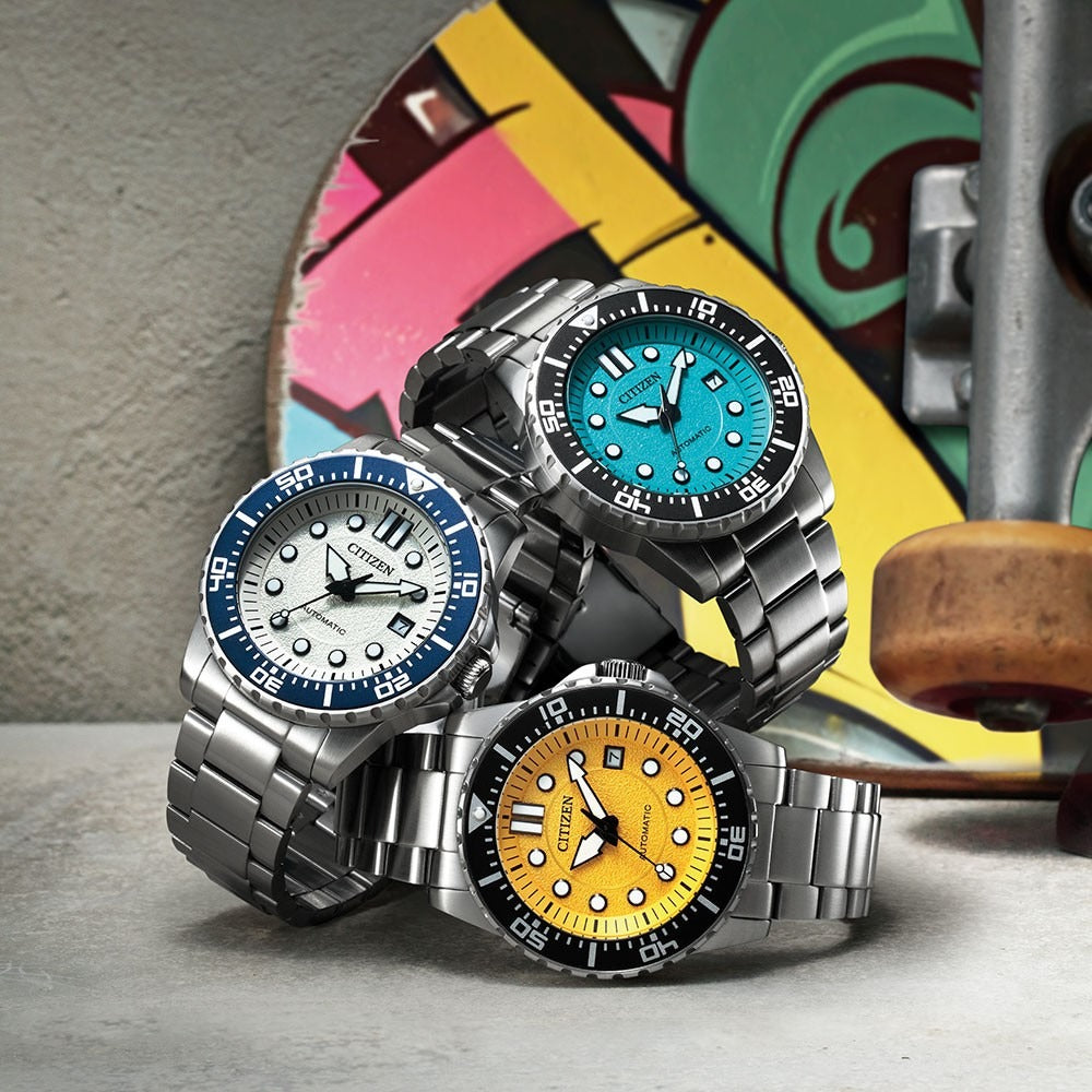 Citizen Mechanical Automatic White Dial Silver Steel Strap Watch for Men - NJ0171-81A