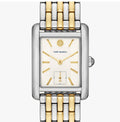 Tory Burch Eleanor White Dial Two Tone Steel Strap Watch for Women - TBW1070