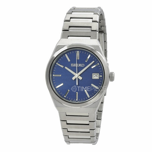 Seiko Conceptual Blue Dial Silver Steel Strap Watch for Men - SUR555P1