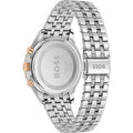 Hugo Boss Avery Chronograph Blue Dial Silver Steel Strap Watch for Men - 1514158