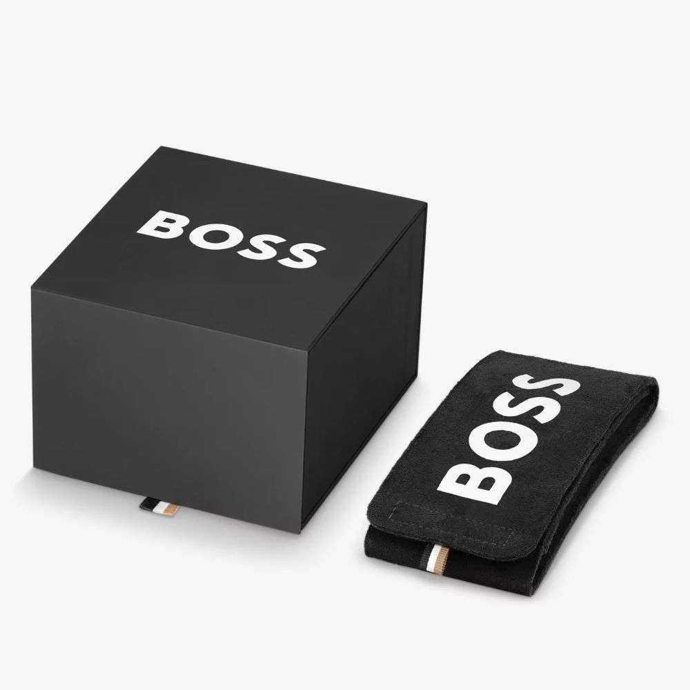 Hugo Boss Strike Turquoise Blue Dial Silver Steel Strap Watch for Men - 1514171