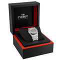 Tissot Digital Quartz Silver Dial Silver Steel Strap Watch for Men - T137.463.11.030.00