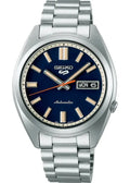 Seiko 5 Sports SNXS Automatic Blue Dial Silver Steel Strap Watch for Men - SRPK87K1
