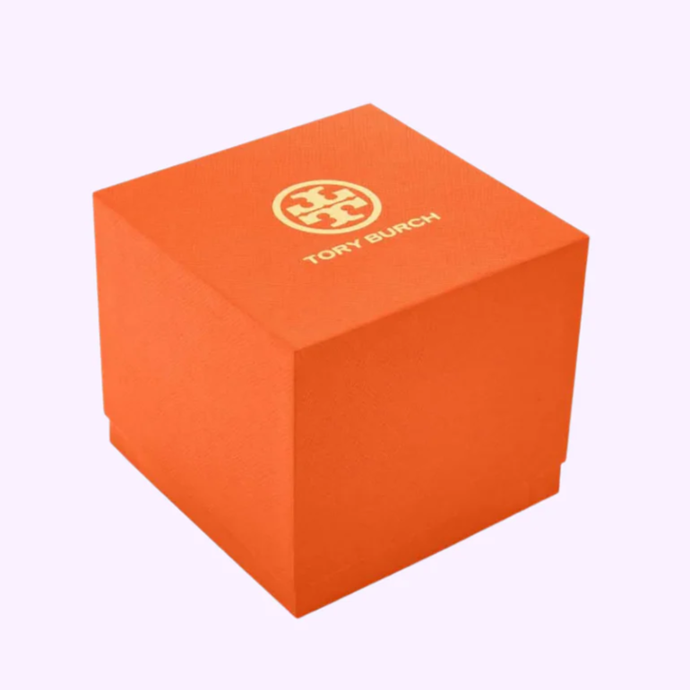 Tory Burch Eleanor White Dial Two Tone Steel Strap Watch for Women - TBW1070