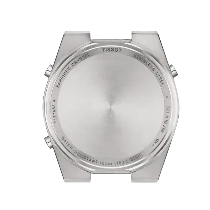 Tissot Digital Quartz Black Dial Silver Steel Strap Watch for Men - T137.463.11.050.00