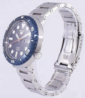 Seiko 5 Sports Automatic Blue Dial Silver Steel Strap Watch for Men - SRPC63J1