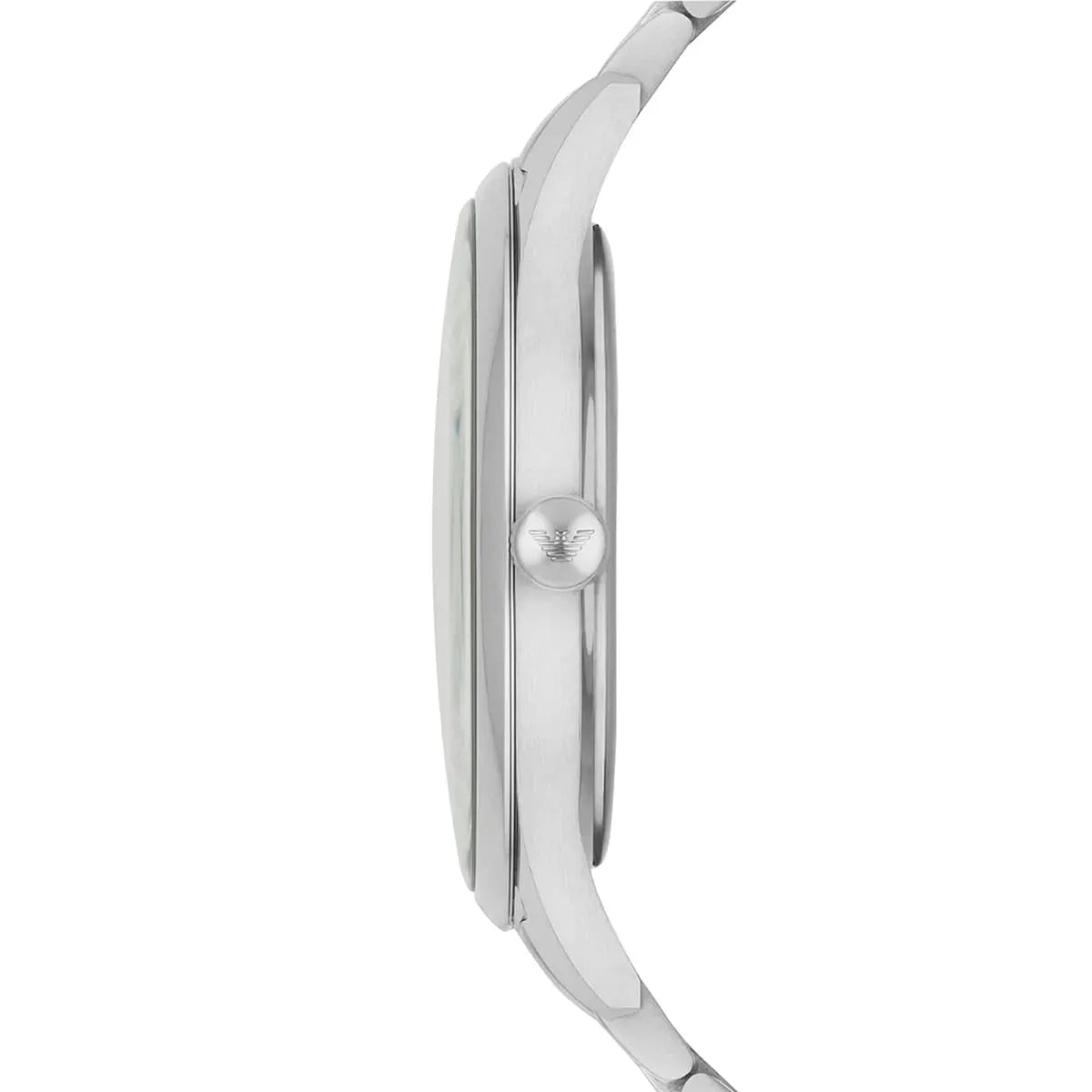 Emporio Armani Lambda Blue Dial Silver Steel Strap Watch for Men - AR11019