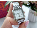 Tory Burch Robinson White Dial Silver Steel Strap Watch for Women - TBW1510
