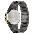 Versace Greca Dome Chronograph Black Dial Grey Steel Strap Watch for Men - VE6K00623