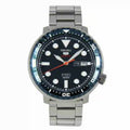 Seiko 5 Sports Automatic Blue Dial Silver Steel Strap Watch for Men - SRPC63J1