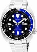 Seiko Prospex Deep Blue Batman Turtle Diver's Automatic Blue Dial Silver Steel Strap Watch for Men - SRPC25J1