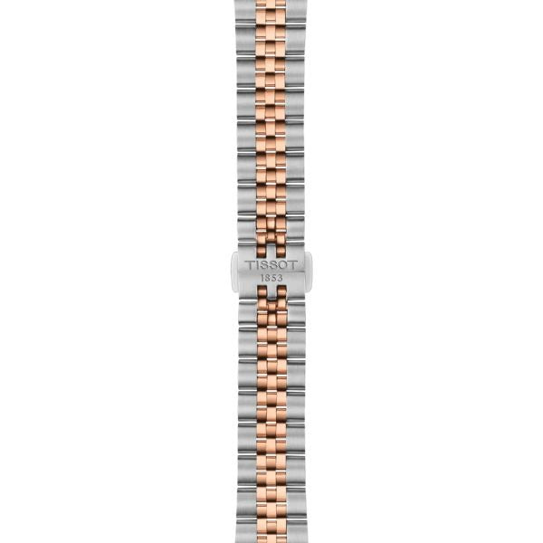 Tissot Ballade Quartz Blue Dial Two Tone Steel Strap Watch for Women - T156.210.22.041.00