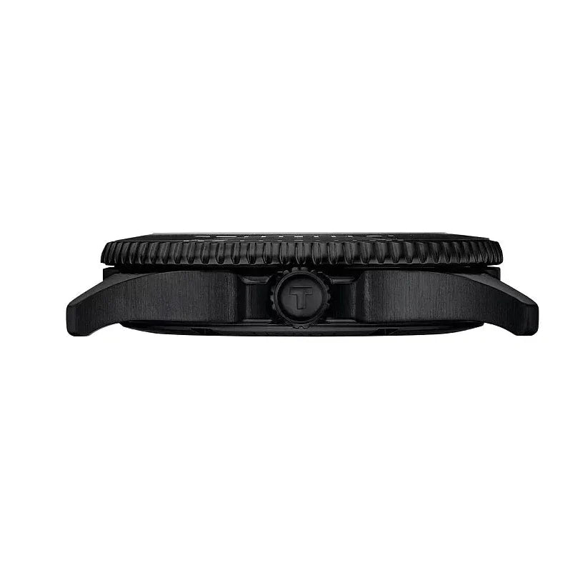 Tissot Seastar 1000 Quartz Black Dial Black Steel Strap Watch for Men - T120.410.33.051.00