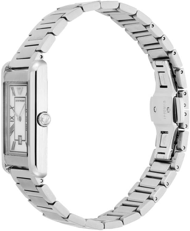 Emporio Armani Gino Mother of Pearl Dial Silver Steel Strap Watch for Men - AR11664