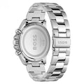 Hugo Boss Hero Chronograph Green Dial Silver Steel Strap Watch for Men - 1514217