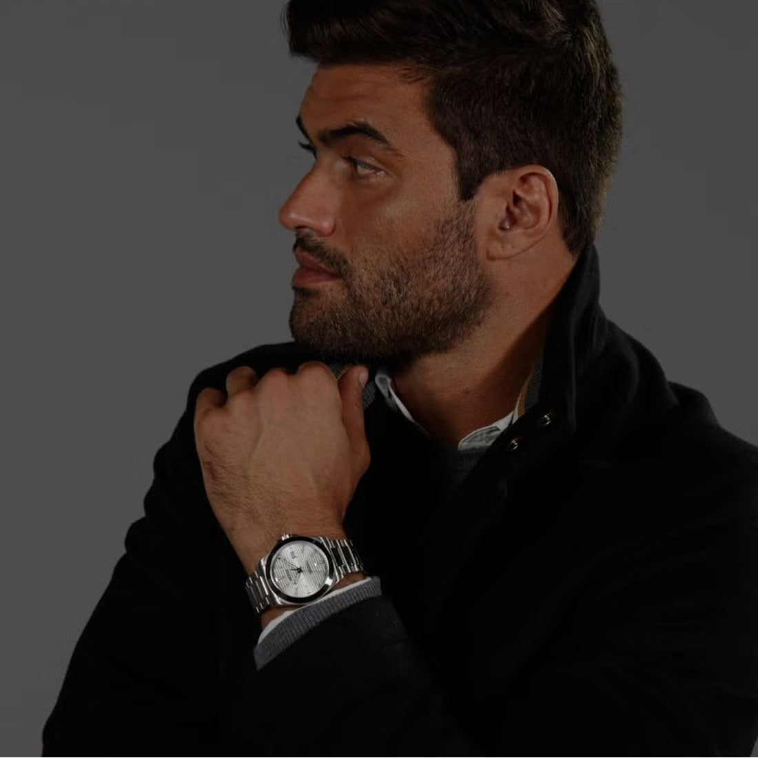 Hugo Boss Strike Silver Dial Silver Steel Strap Watch for Men - 1514176