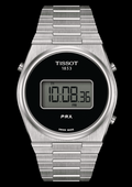 Tissot Digital Quartz Black Dial Silver Steel Strap Watch for Men - T137.463.11.050.00