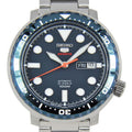 Seiko 5 Sports Automatic Blue Dial Silver Steel Strap Watch for Men - SRPC63J1