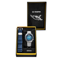 Seiko Prospex US Special Edition Automatic Blue Dial Silver Steel Strap Watch for Men - SRPH59