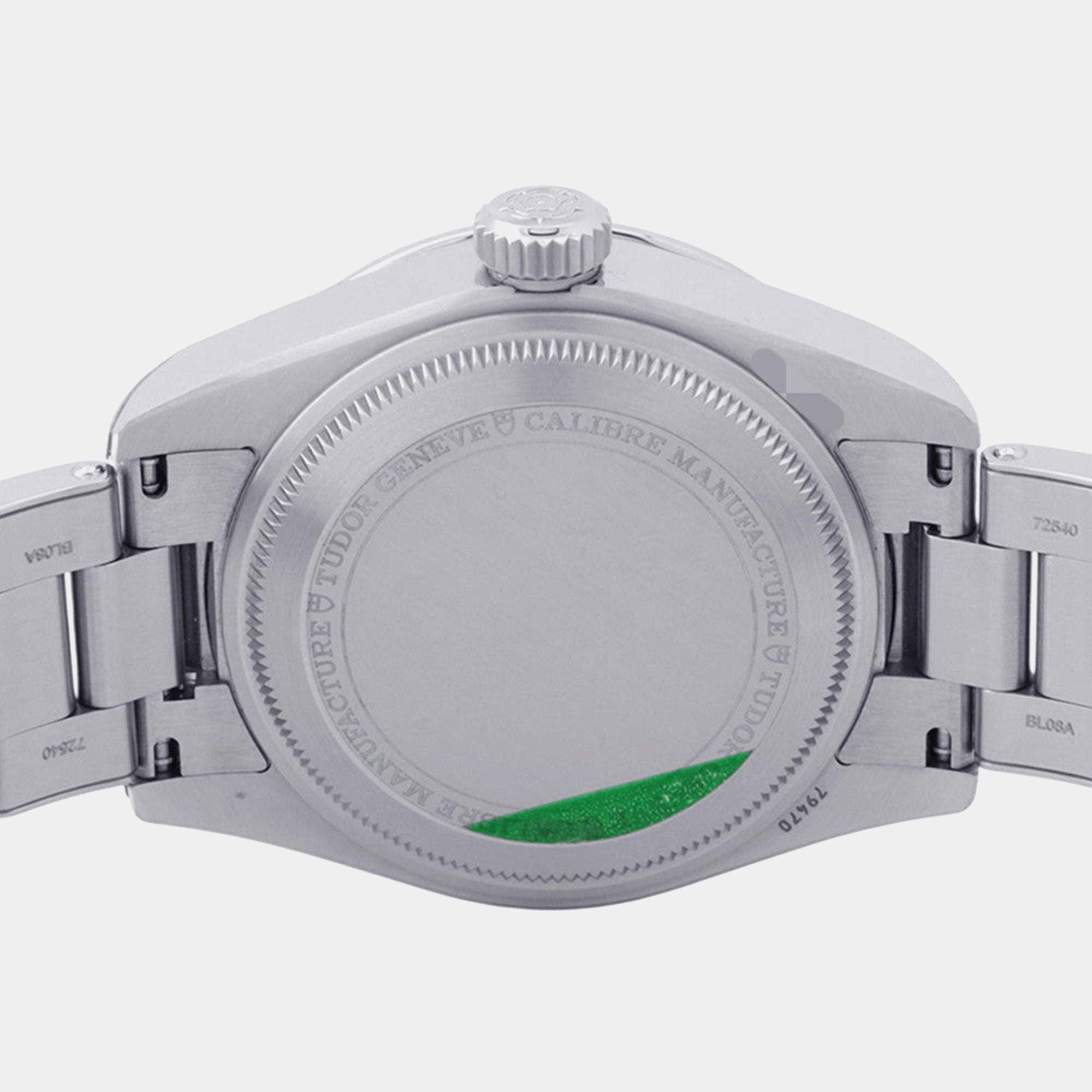 Tudor Black Bay Pro Silver Dial Silver Steel Strap Watch for Men - M79470-0004