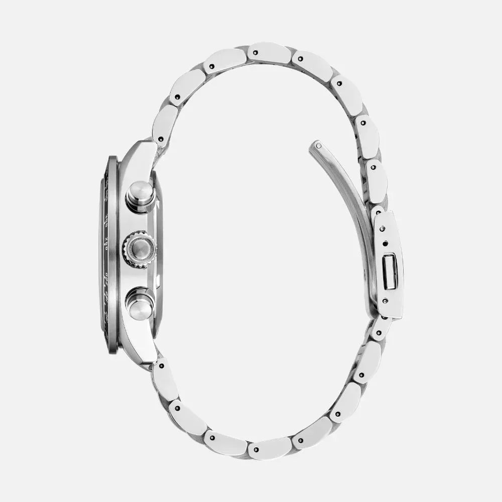 Seiko Speedtimer Solar US Special Edition Blue Dial Silver Steel Strap Watch for Men - SSC931