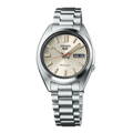 Seiko 5 Sports SNXS Series Automatic Beige Dial Silver Steel Strap Watch for Men - SRPK91K1