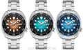Seiko Prospex US Special Edition King Turtle Automatic Brown Dial Silver Steel Strap Watch for Men - SRPH55