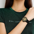 Tory Burch Reva Black Dial Black Steel Strap Watch for Women - TBW4039