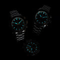 Seiko Prospex Speedtimer Solar Chronograph Grey Dial Silver Steel Strap Watch for Men - SSC939