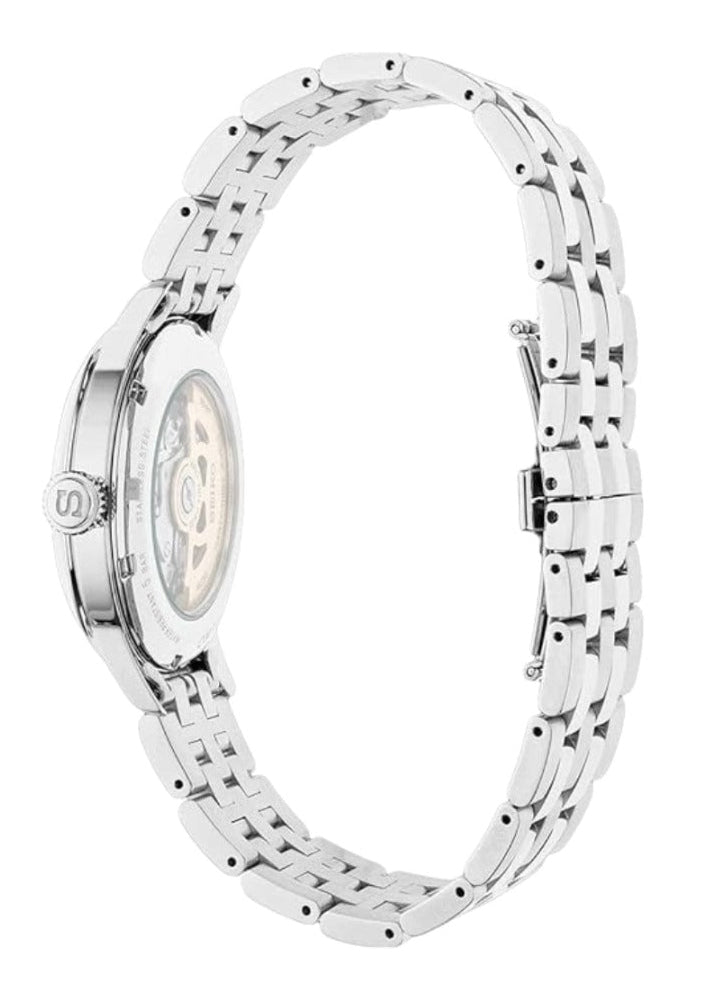 Seiko Presage Cocktail Time Automatic Ice Blue Dial Silver Steel Strap Watch for Men - SRPE19J1