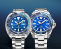 Seiko Prospex Deep Blue Batman Turtle Diver's Automatic Blue Dial Silver Steel Strap Watch for Men - SRPC25J1