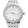 Burberry Utilitarian White Dial Silver Steel Strap Watch for Women - BU7856