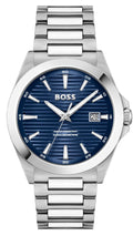 Hugo Boss Strike Limited Edition Blue Dial Silver Steel Strap Watch for Men - 1514205