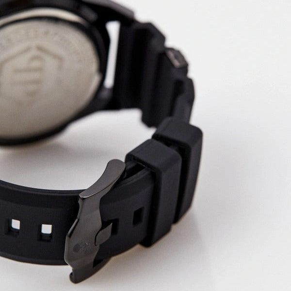 Philipp Plein The Skull Black Dial Black Silicone Strap Watch for Men - PWAAA0621