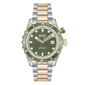 Hugo Boss Bossmatic Automatic Green Dial Two Tone Steel Strap Watch for Men - 1514181