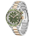 Hugo Boss Bossmatic Automatic Green Dial Two Tone Steel Strap Watch for Men - 1514181